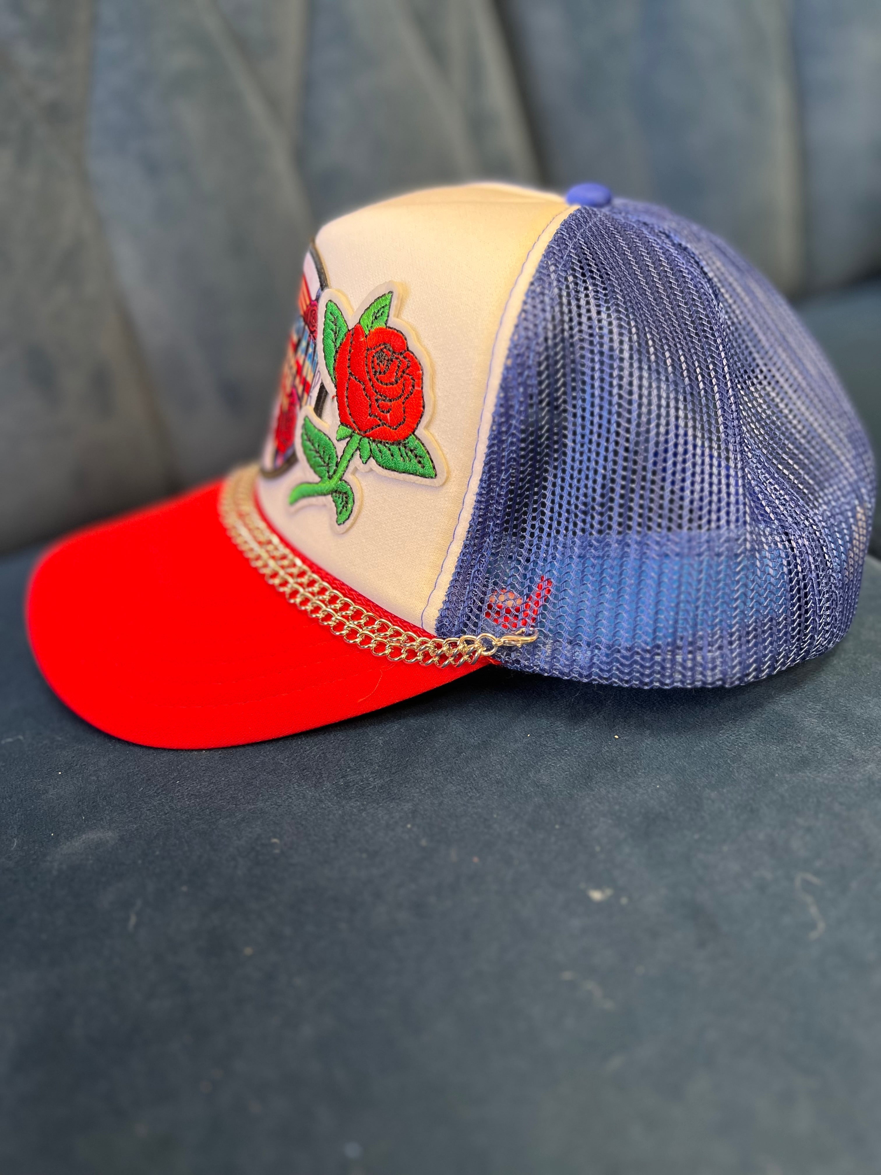 American Woman Patch Hat -clearance Pretty Little Patriot