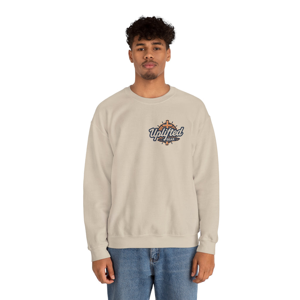 Theologian in Training Sweatshirt – Open Bible & Cross Christian Sweatshirt for Faithful Growth Printify