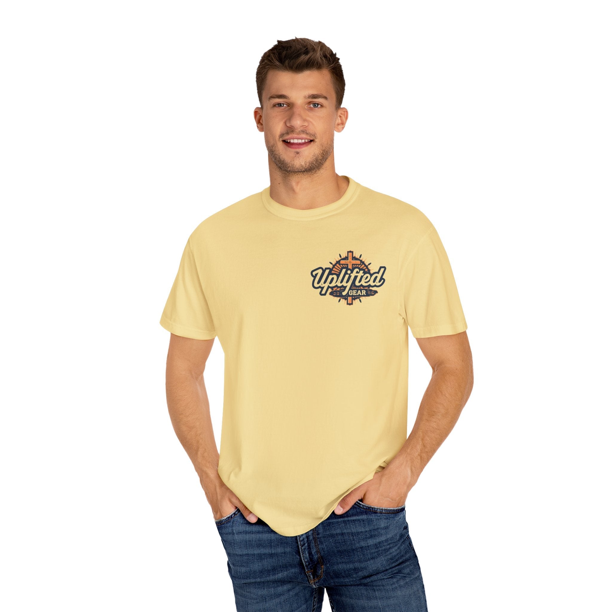 AMEN Acronym T-Shirt – Always Agree with God Move with God End with God Never Doubt God Christian Tee for Unwavering Faith Printify