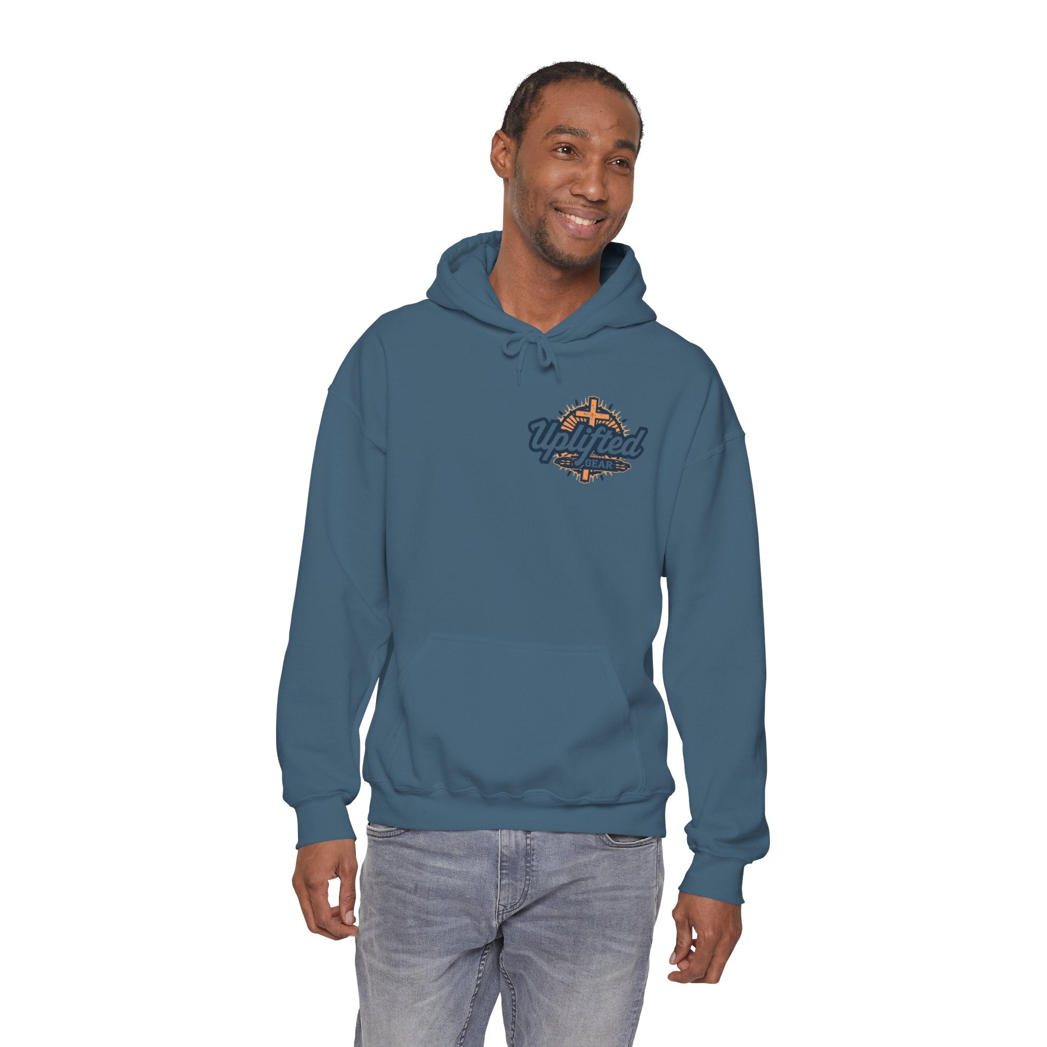 Unique Unicorn Hoodie – Rainbow Cross Psalm 139:14 Christian Hoodie for Wonderfully Made Printify
