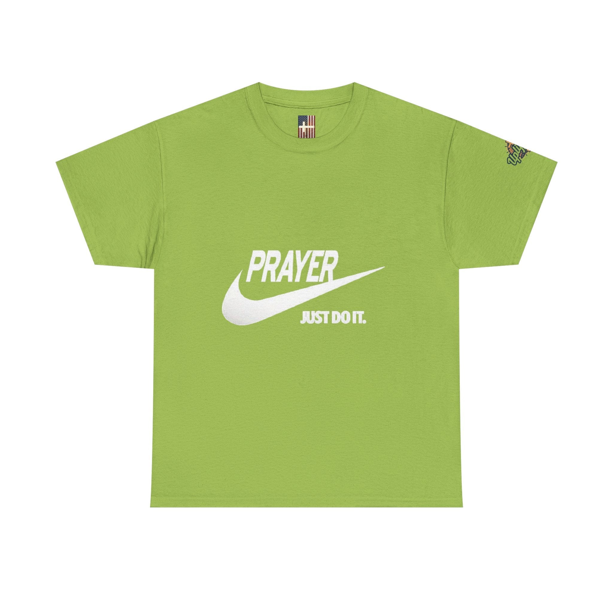 Prayer Just Do It T-shirt - Funny Christian Nike Parody T-shirt - Faith Gear Printify
