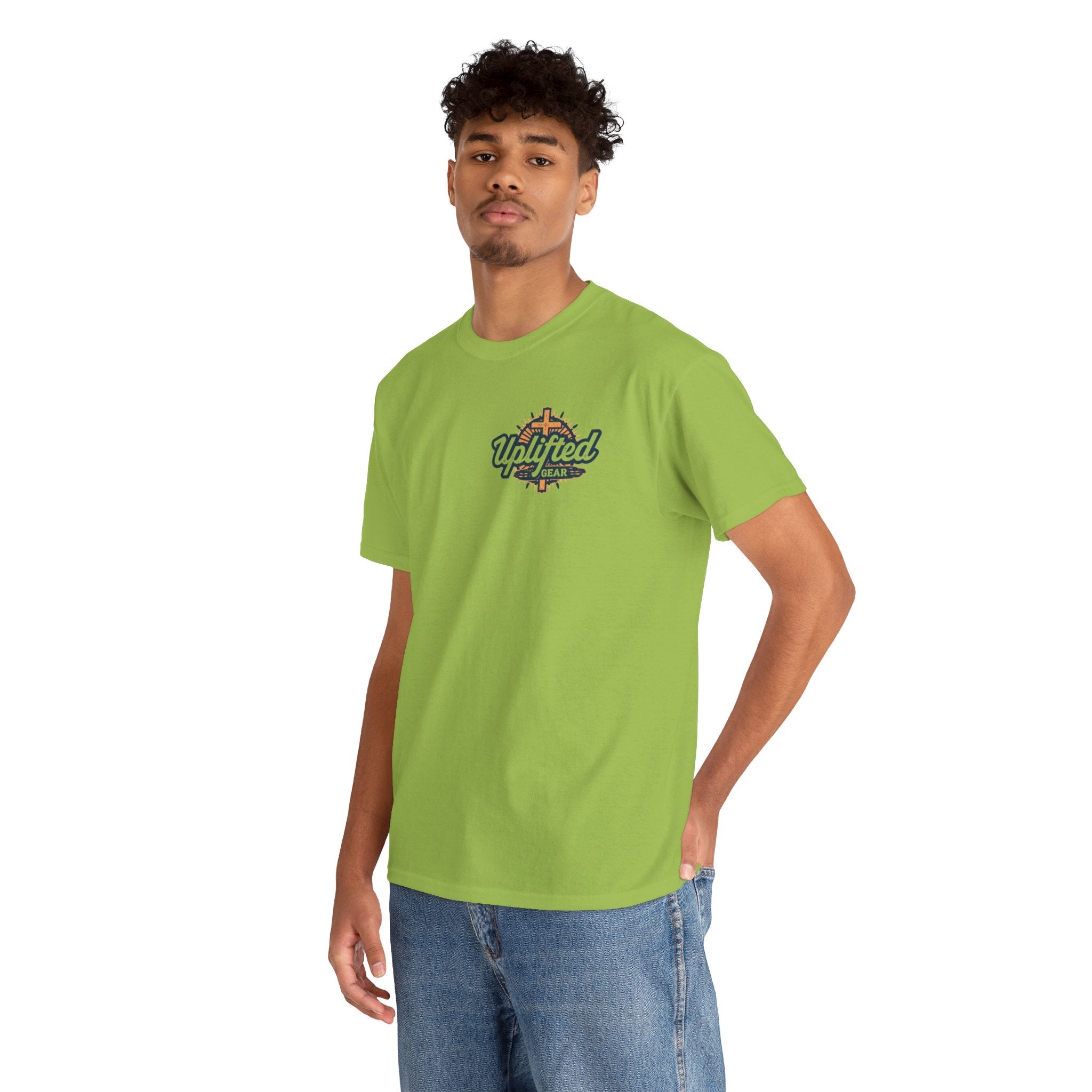Trust in The Lord Proverbs 3:5-6 Biblical Design Unisex Heavy Cotton Tee Printify