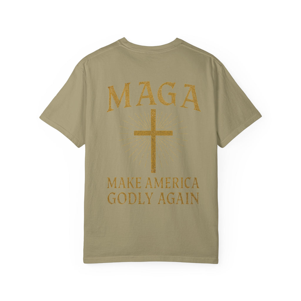 Make America Godly Again T-Shirt – MAGA Christian Patriotic Tee for Bold Faith & Freedom Printify