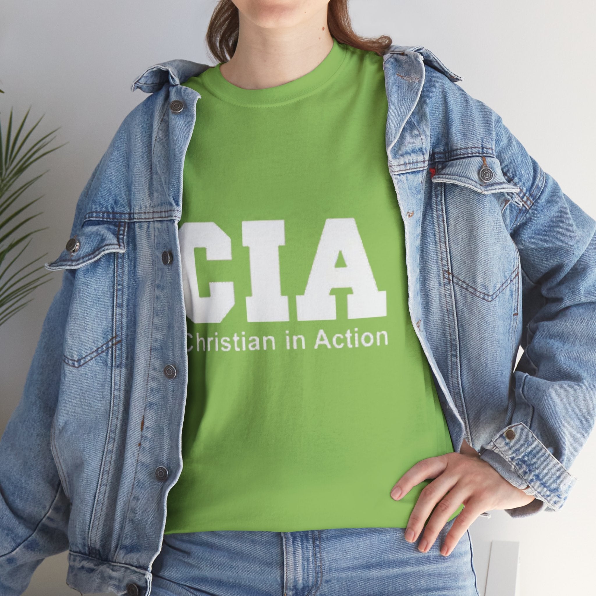 CIA Christian in Action T-shirt - Funny Faith Parody T-shirt - Mission Ready Apparel Printify