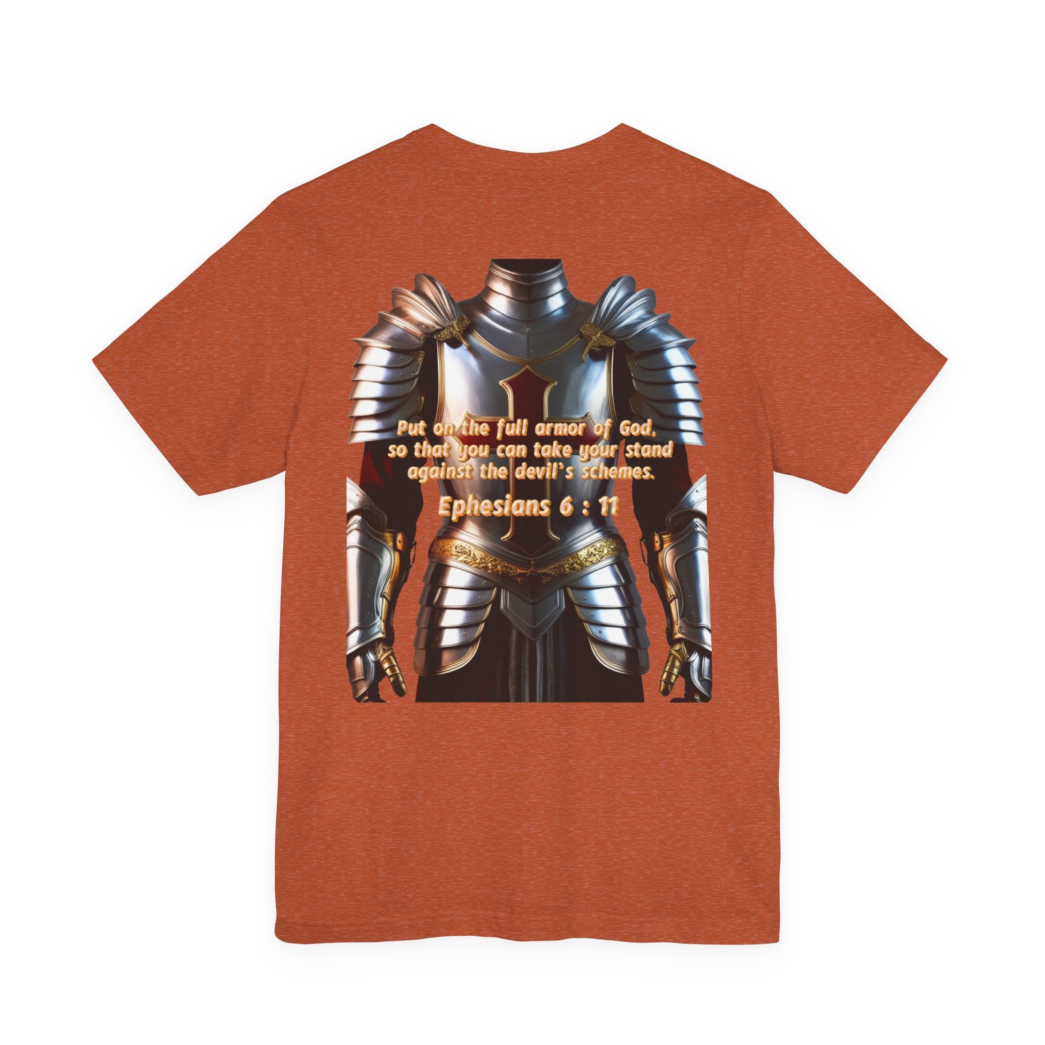 Religious Graphic Armor Of God Design - Unisex Jersey Short Sleeve Tee Printify