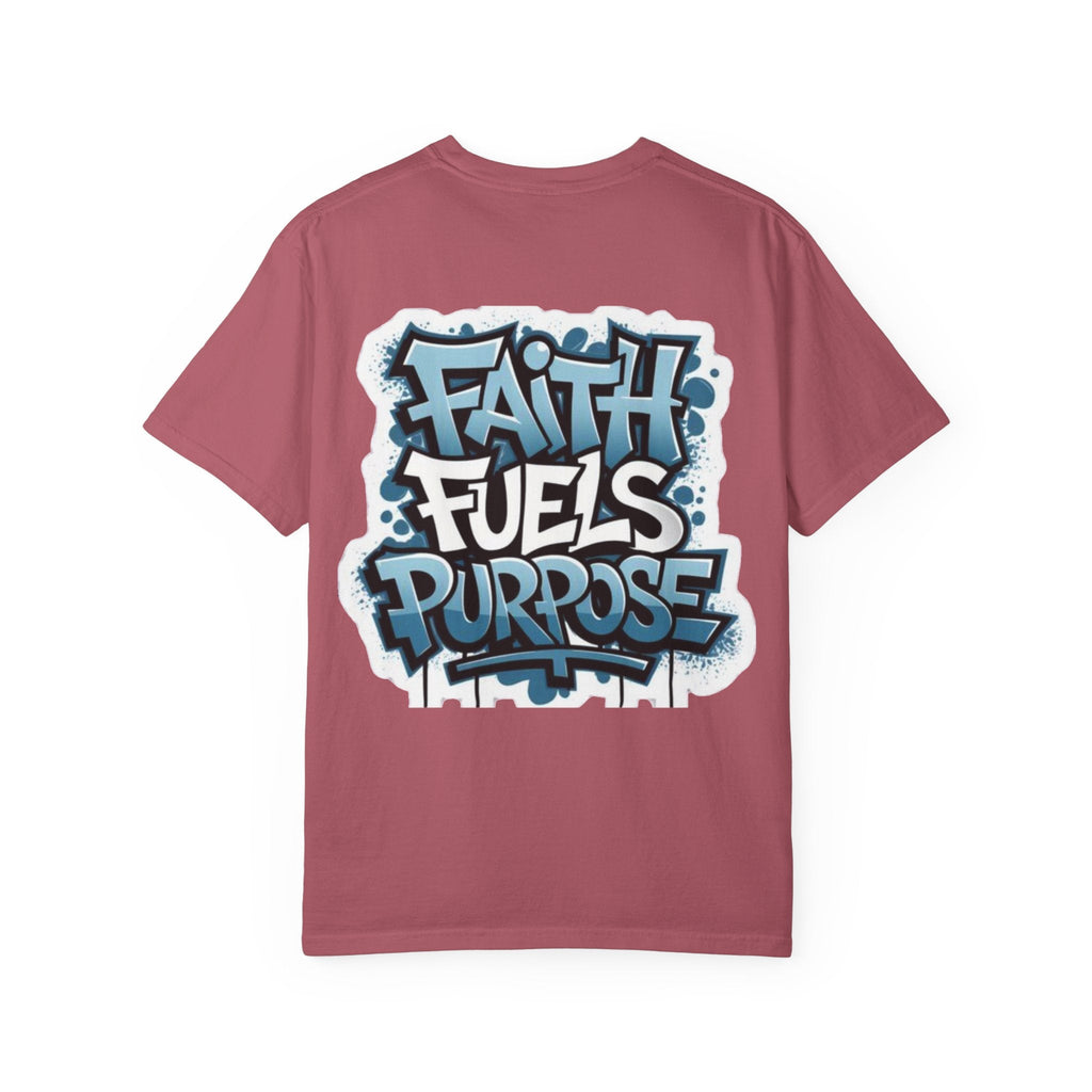 Faith Fuels Purpose T-shirt – Inspirational Christian T-shirt for Divine Drive & Unstoppable Belief Printify
