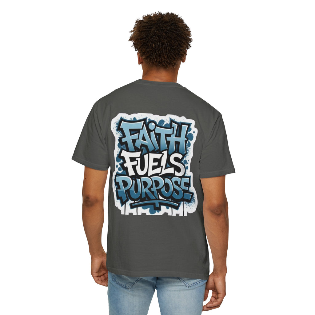 Faith Fuels Purpose T-shirt – Inspirational Christian T-shirt for Divine Drive & Unstoppable Belief Printify