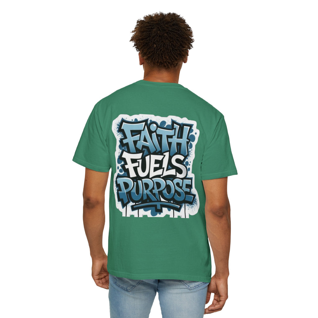 Faith Fuels Purpose T-shirt – Inspirational Christian T-shirt for Divine Drive & Unstoppable Belief Printify