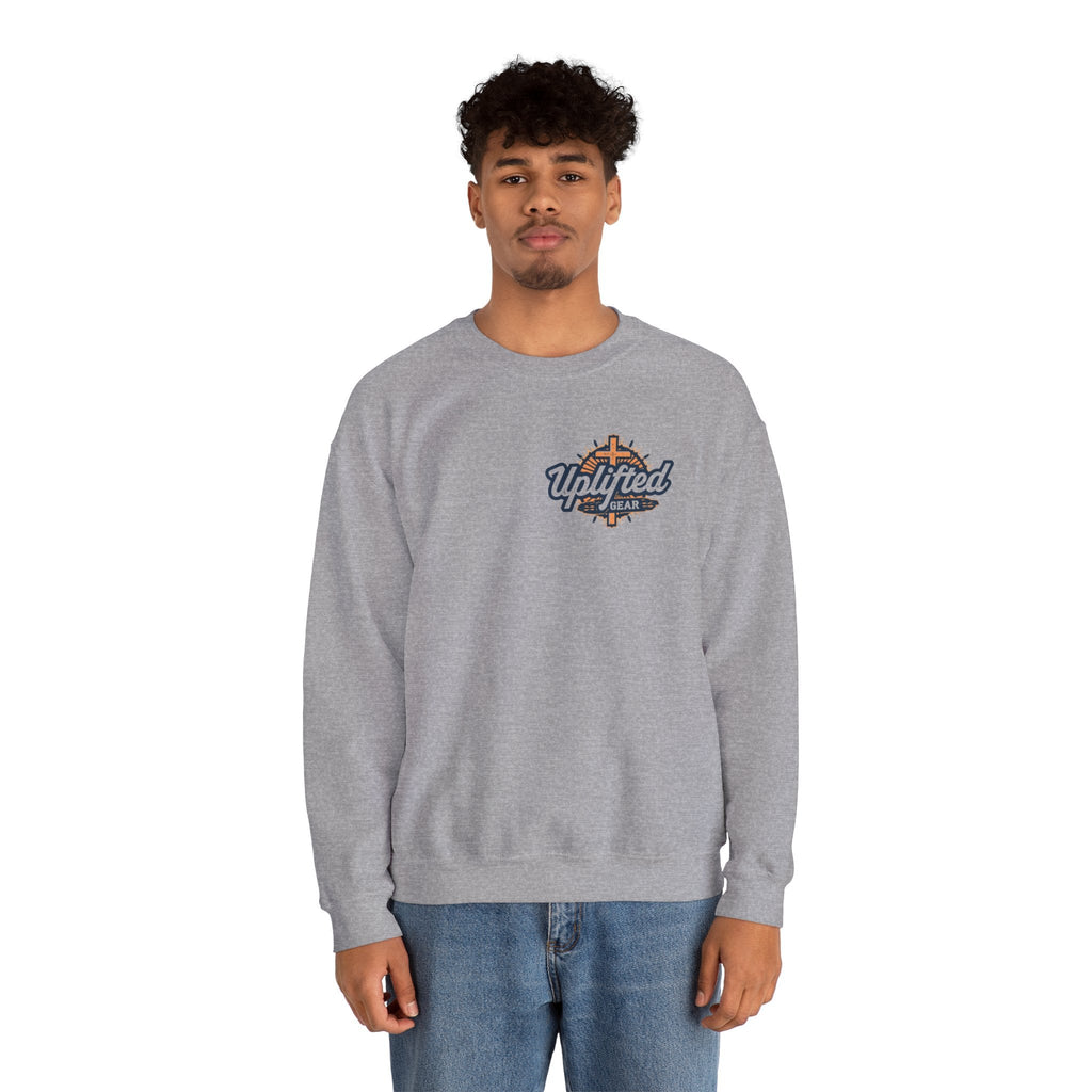 Religious Graphic Armor Of God Design - Unisex Heavy Blend™ Crewneck Sweatshirt Printify