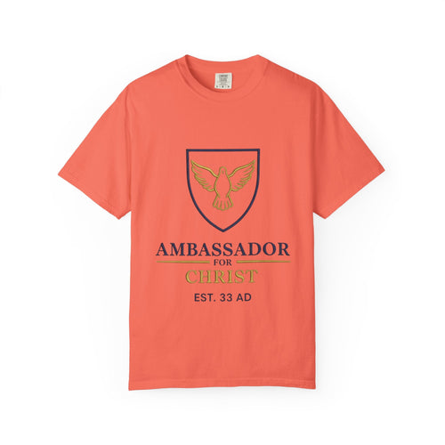 Ambassador for Christ T-Shirt – Established 33 AD Christian Tee for Bold Faith Printify