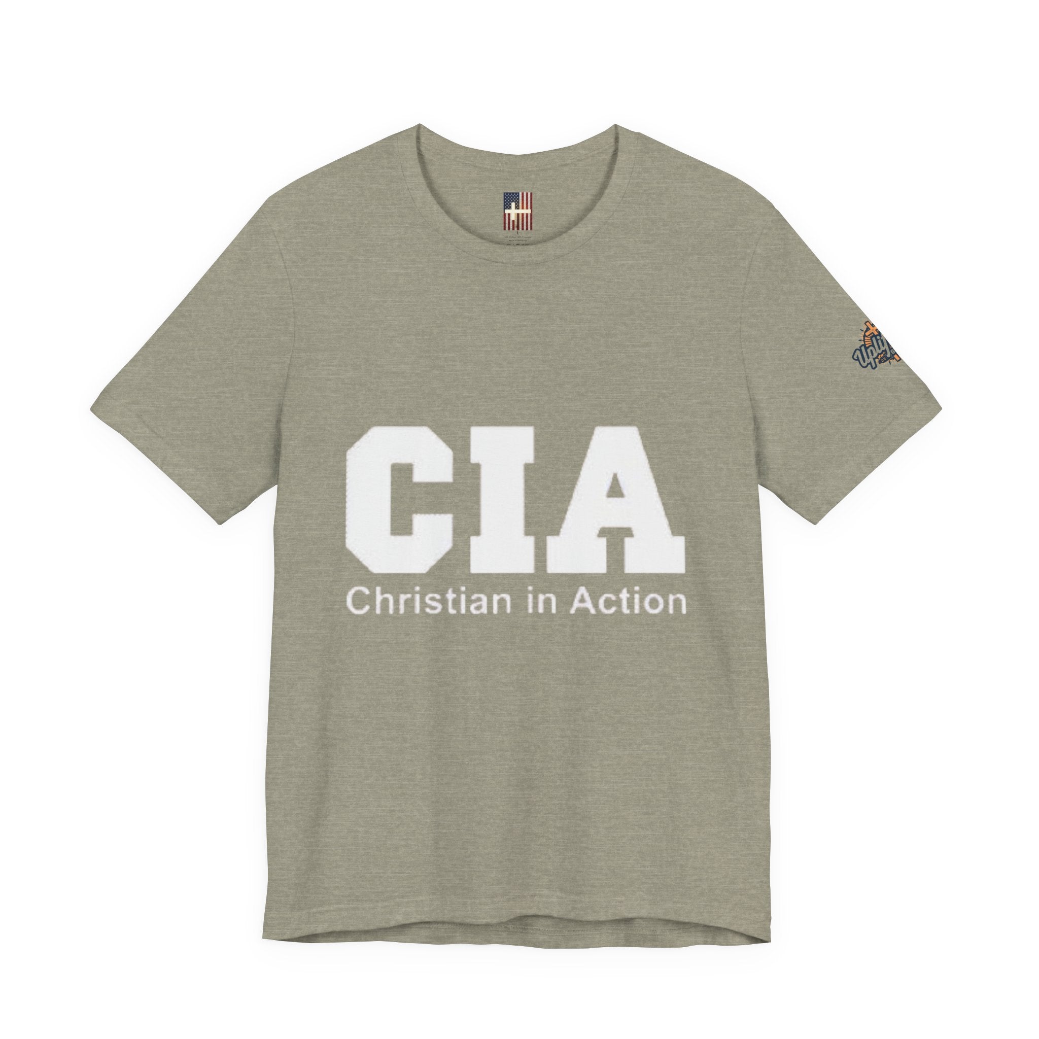CIA Christian in Action T-shirt - Funny Faith Parody T-shirt - Mission Ready Apparel Printify