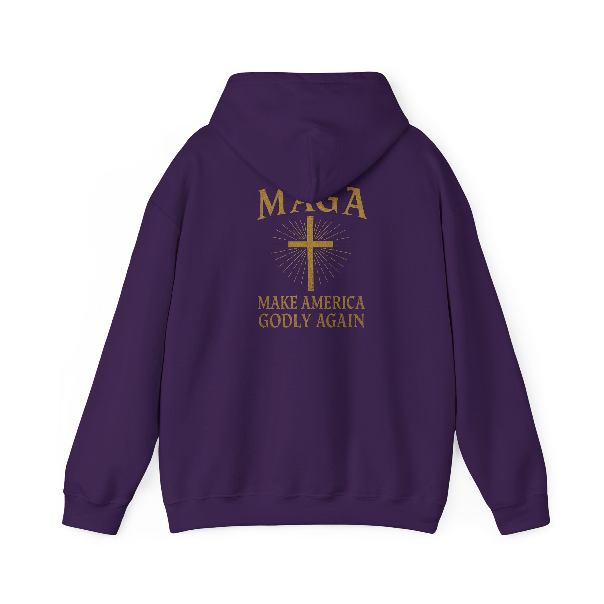 Make America Godly Again Hoodie – MAGA Christian Patriotic Sweatshirt for Biblical Values & Freedom Printify