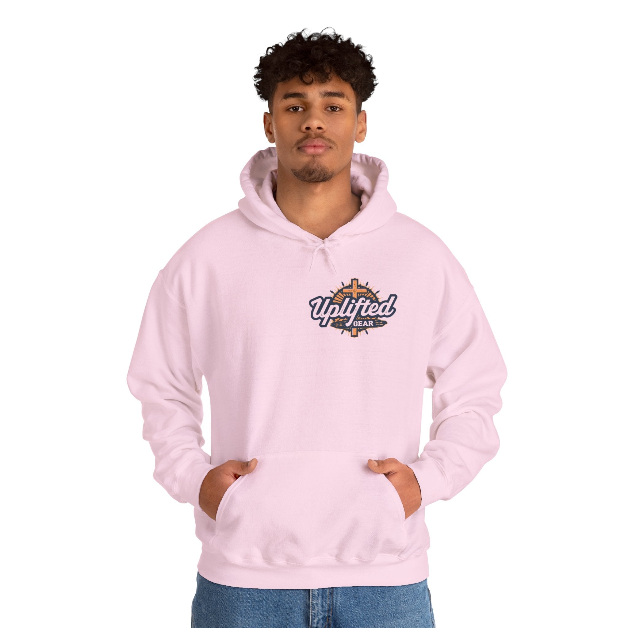 Strong and Courageous Hoodie – Joshua 1:9 Canine Pawprint Desert Christian Hoodie for Dog Lovers Printify