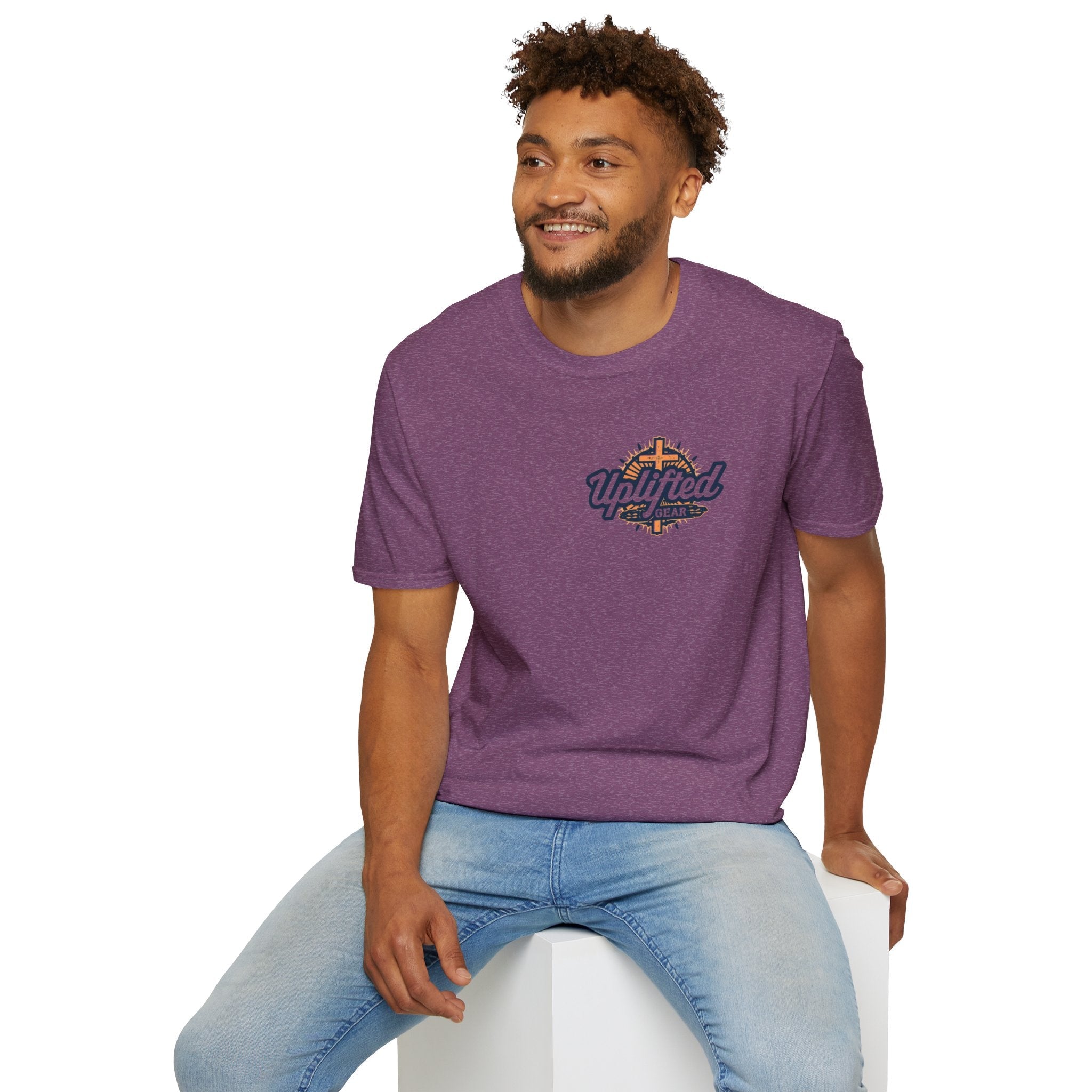 Religious Graphic Armor Of God Design - Unisex Softstyle T-Shirt Printify