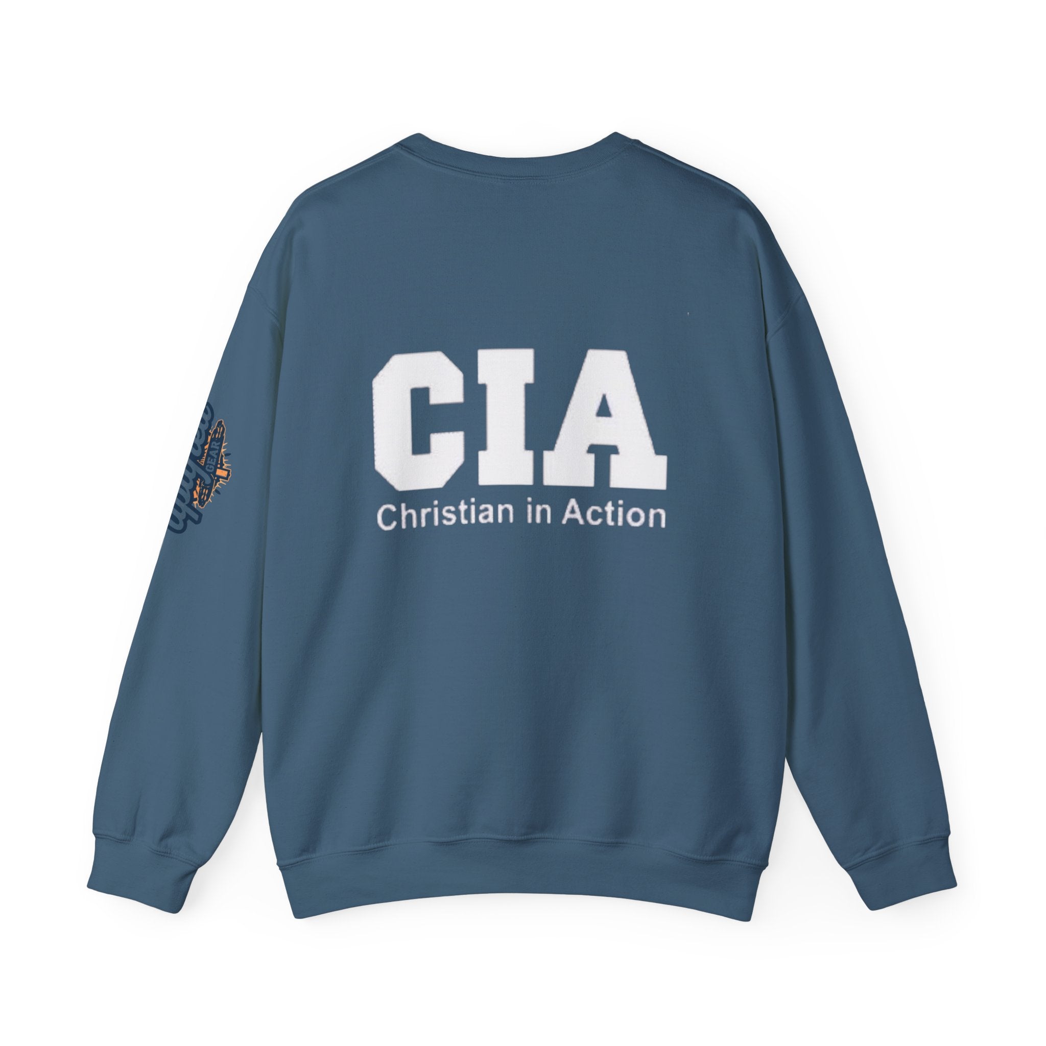 CIA Christian in Action Sweatshirt - Funny Faith Parody Sweatshirt - Mission Ready Apparel Printify
