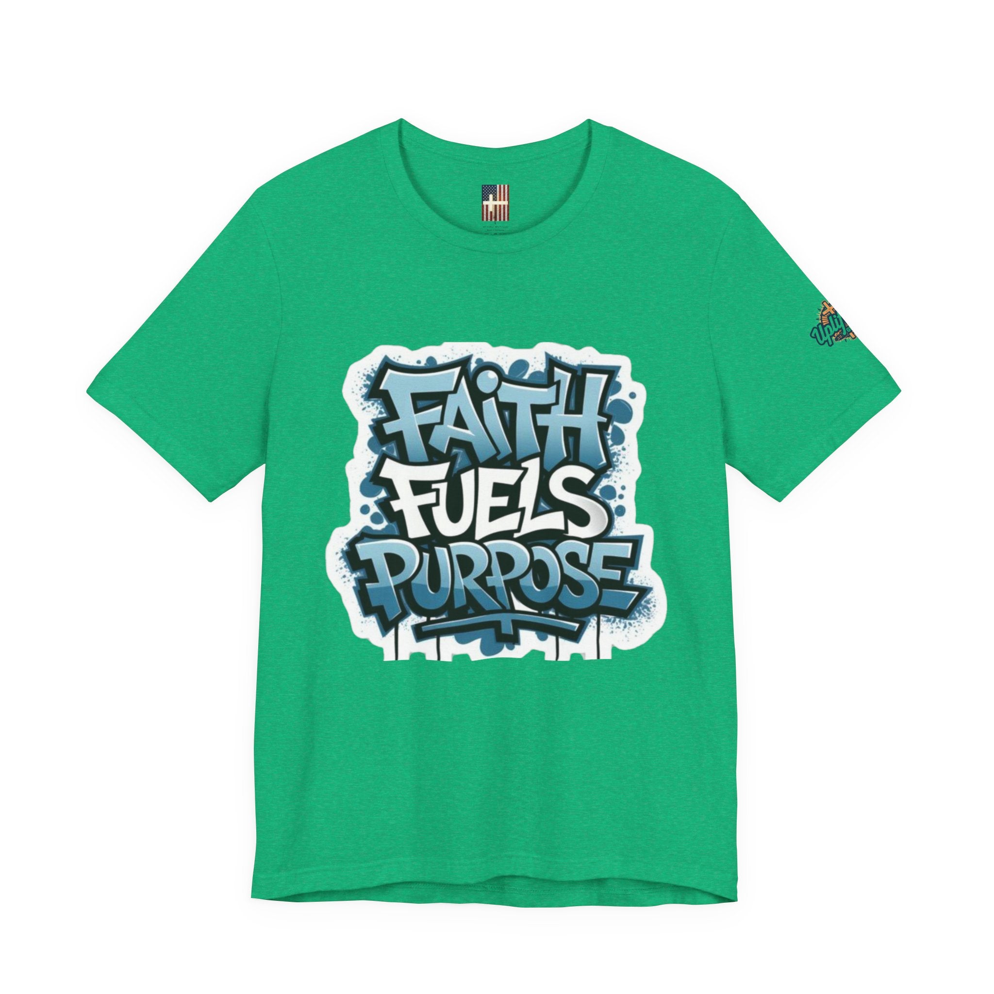 Faith Fuels Purpose T-shirt – Inspirational Christian T-shirt for Divine Drive & Unstoppable Belief Printify