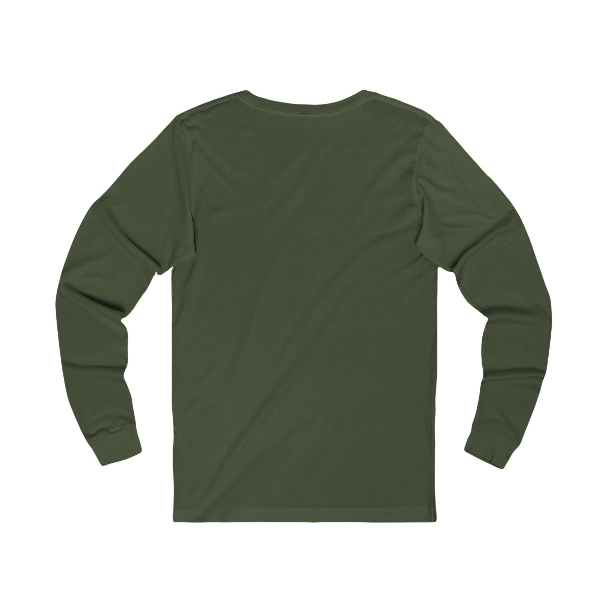 🎄 Jesus > Santa – Minimalist Christian Christmas Long Sleeve Shirt | Bold Faith Over Holiday Tee | Cross vs Santa Hat Design | Uplifted Gear Printify