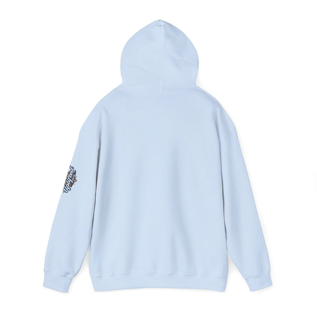 Jesus Ichthys Hoodie – Christian Fish Symbol with Cross & Jesus Inscription Sweatshirt for Eternal Faith & Streetwear Printify