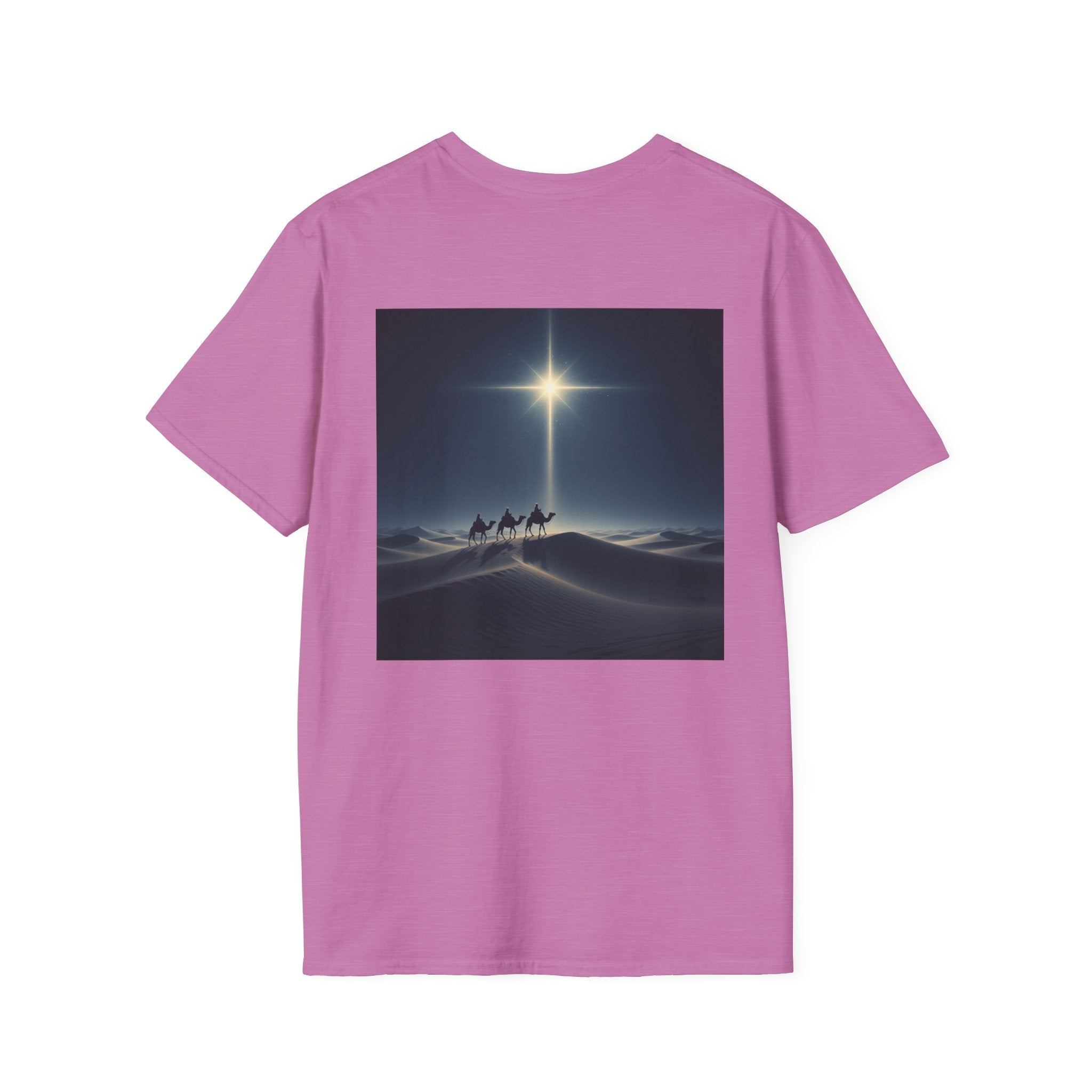 3 Wise Men T-shirt – Magi Camels Nativity Journey Christian Christmas T-shirt for Epiphany Faith & Holy Night Printify