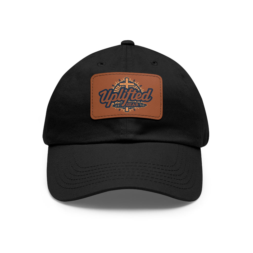 Uplifted Gear Dad Hat Christian Brand Rectangle Printify