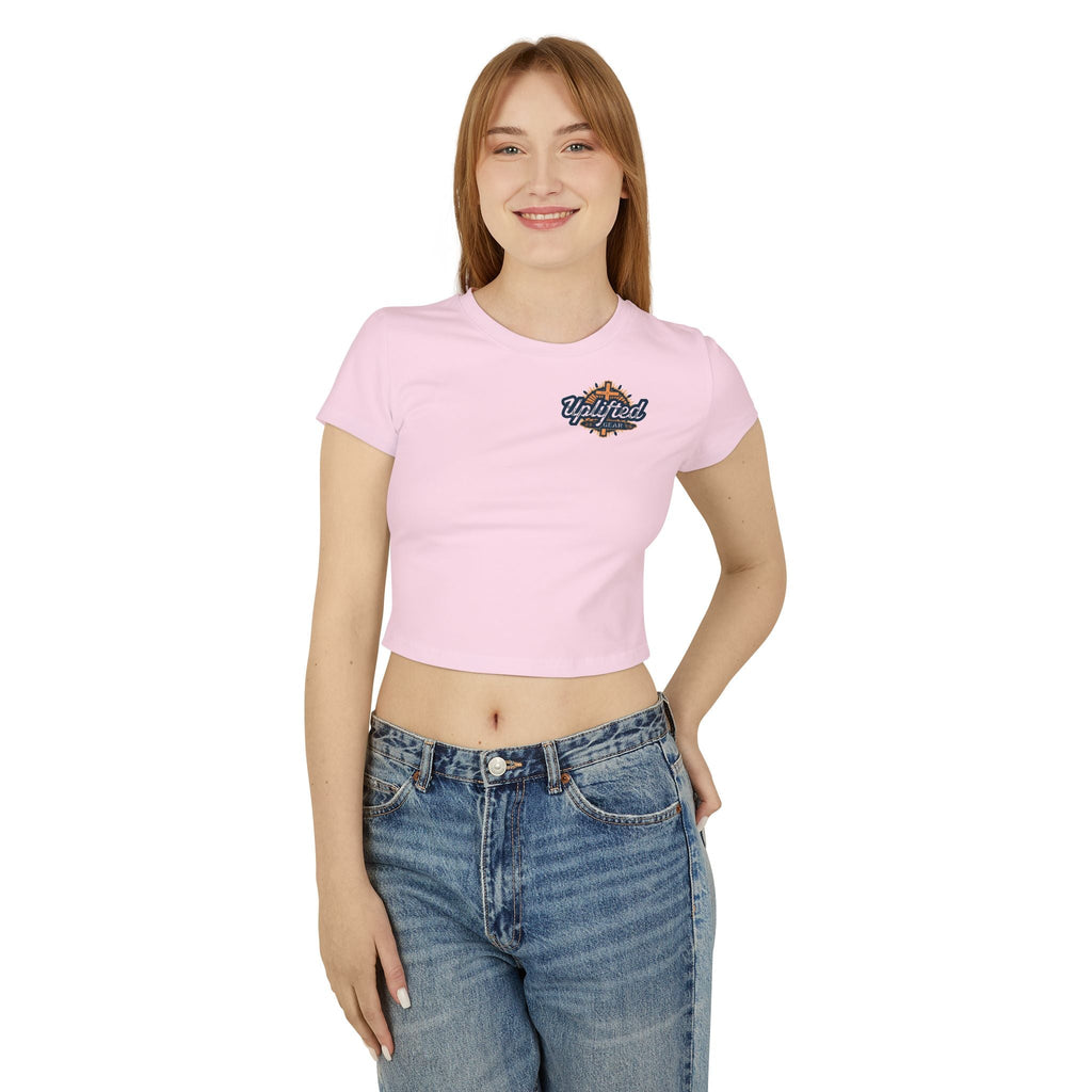 Women's Baby Tee - Isaiah 41:10 Bible Verse Religious Design Printify