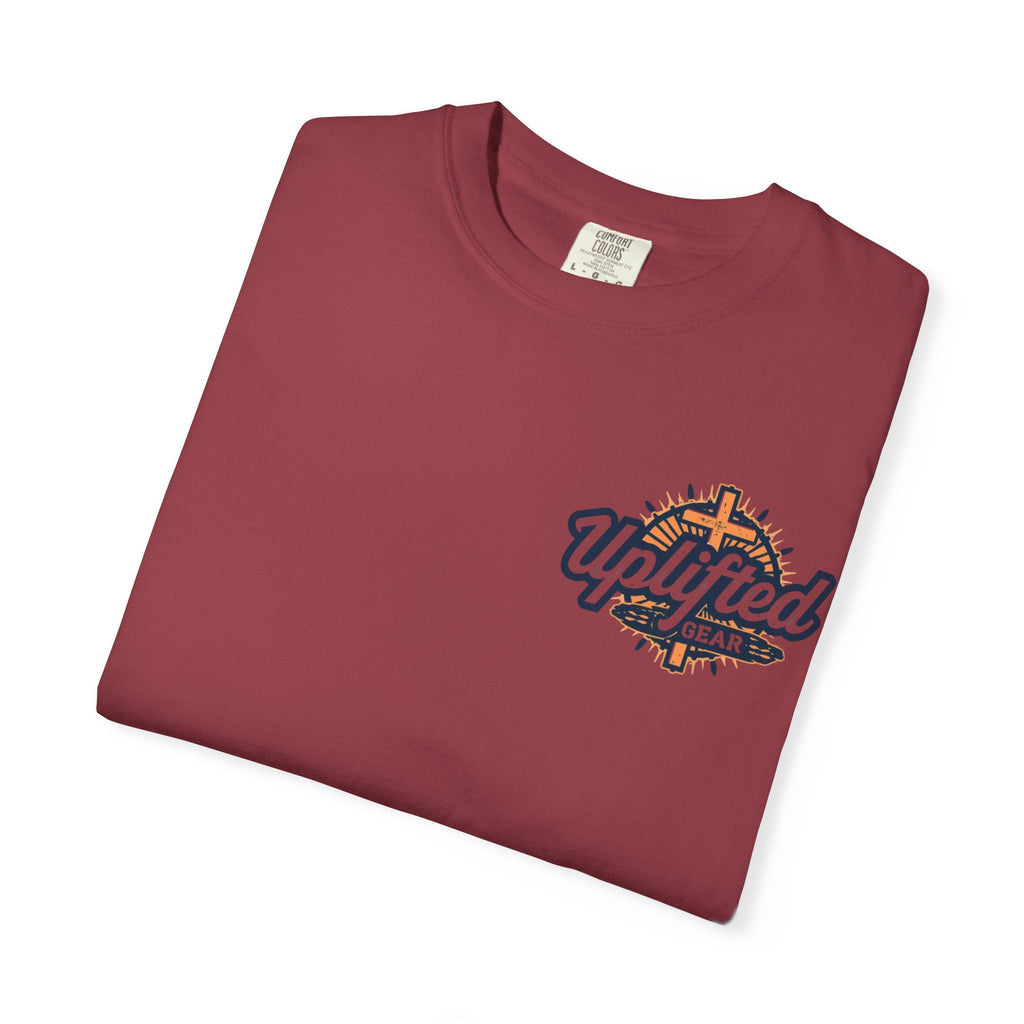 Trust in The Lord Proverbs 3:5-6 Biblical Design Unisex Garment-Dyed T-shirt Printify