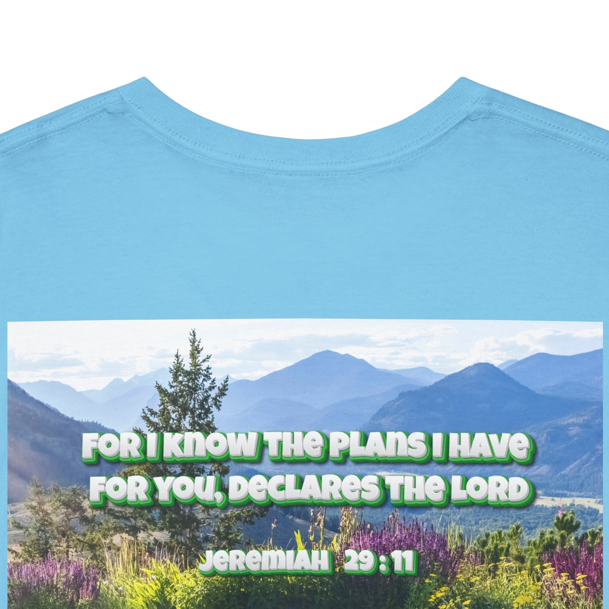 Bible Verse Unisex Tee -  Jeremiah 29 : 11 Printify