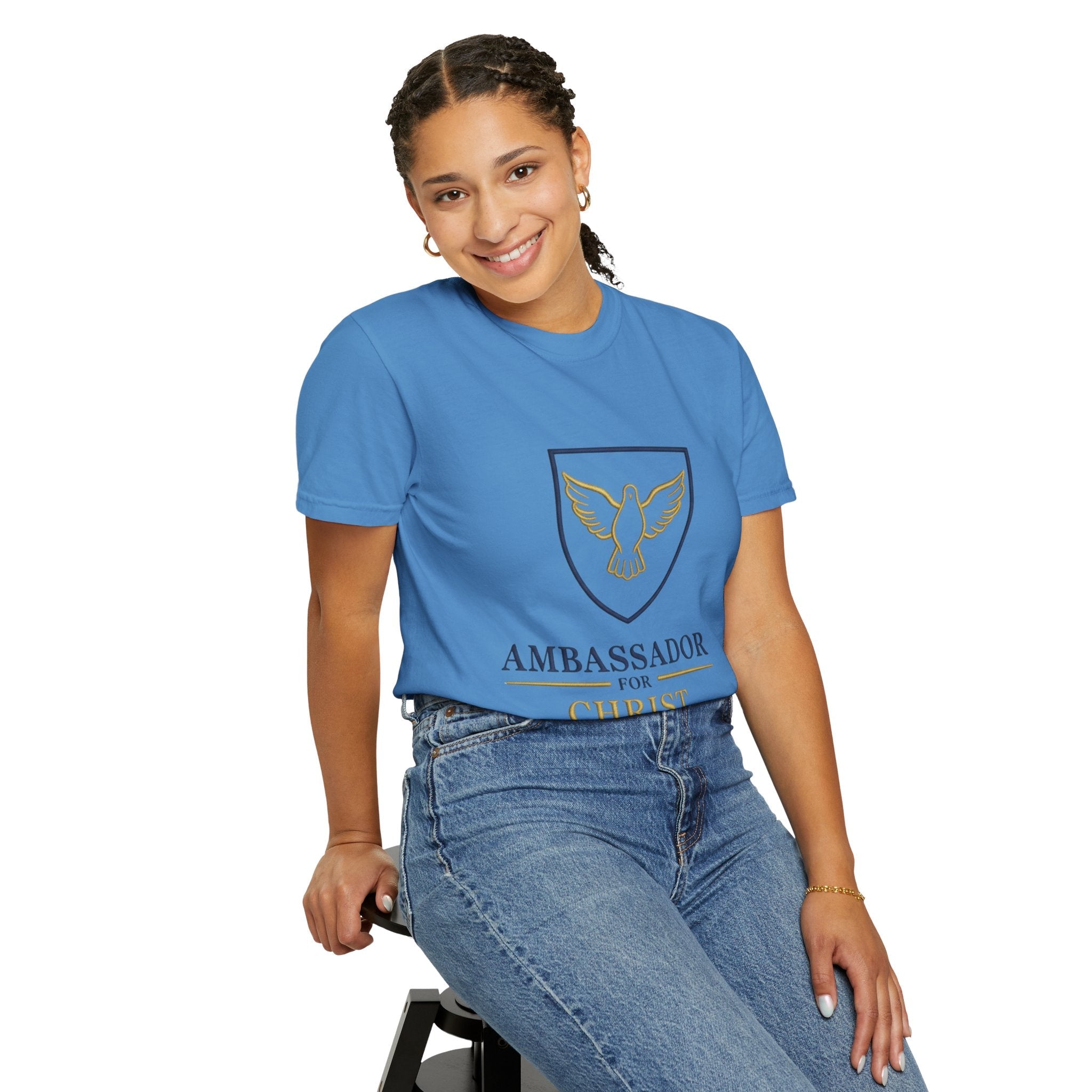 Ambassador for Christ T-Shirt – Established 33 AD Christian Tee for Bold Faith Printify