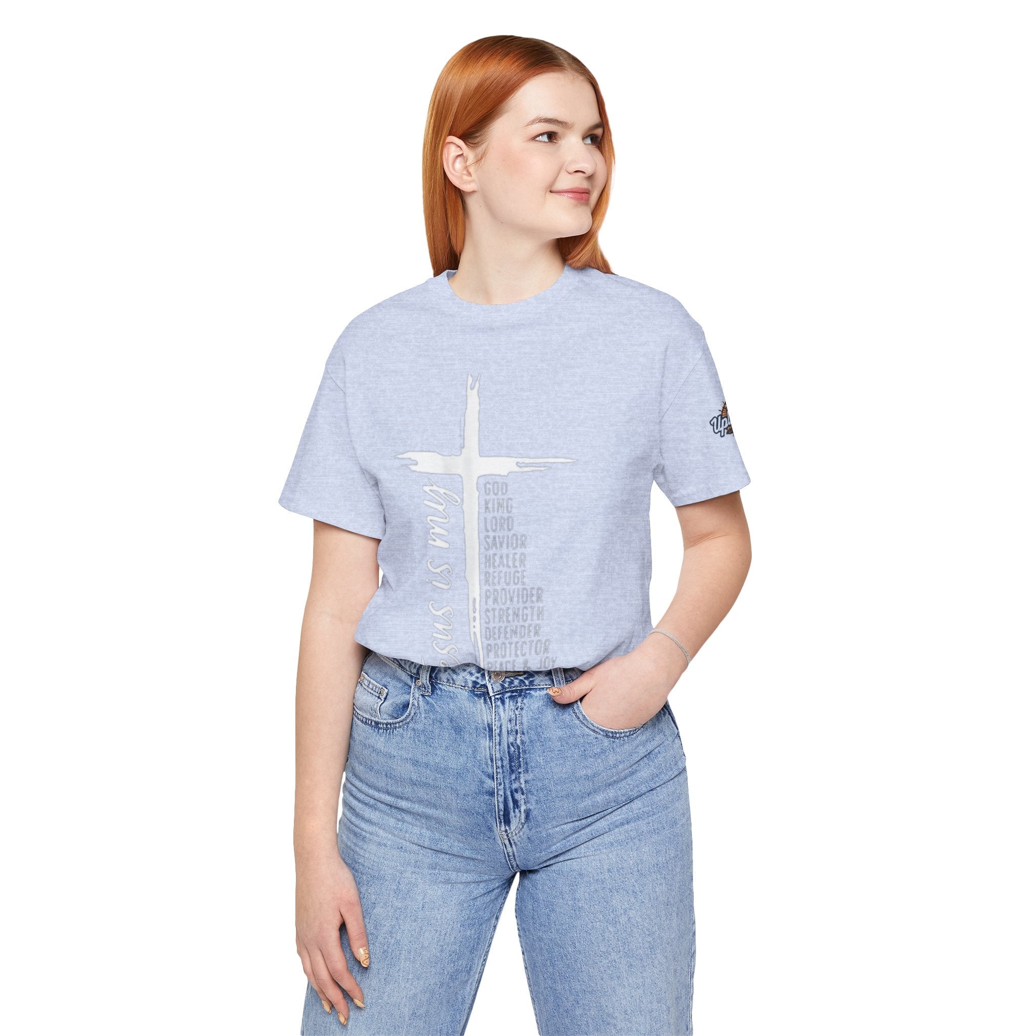 Jesus Is My Everything T-shirt – Cross List God King Lord Savior Christian T-shirt for Total Surrender Faith Printify