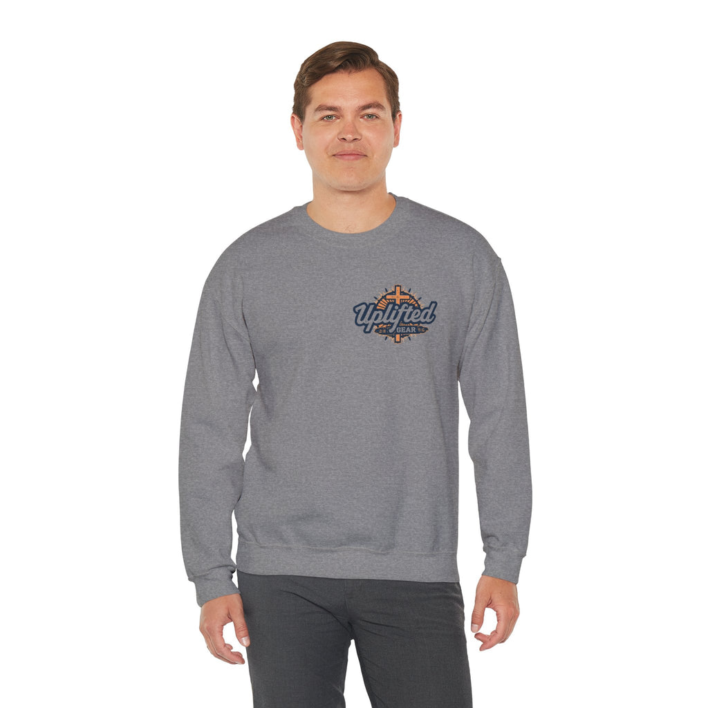 There Are Only 2 Genders Sweatshirt – Adam & Eve Cross Christian Hoodie for Bold Truth Printify