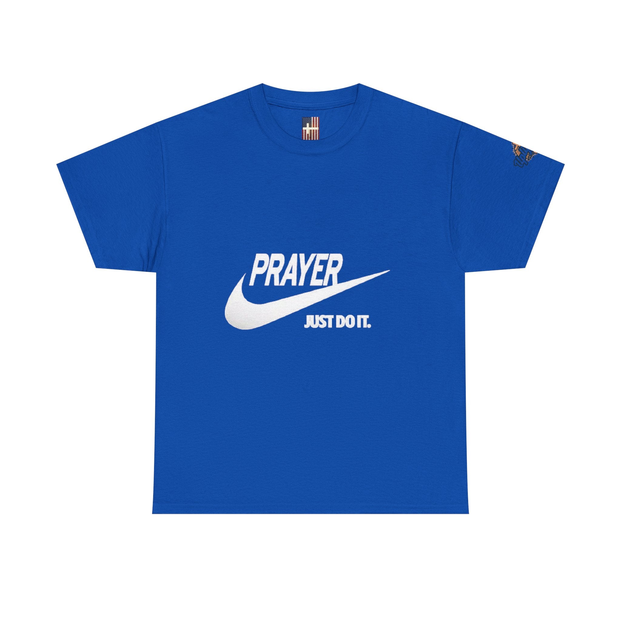 Prayer Just Do It T-shirt - Funny Christian Nike Parody T-shirt - Faith Gear Printify