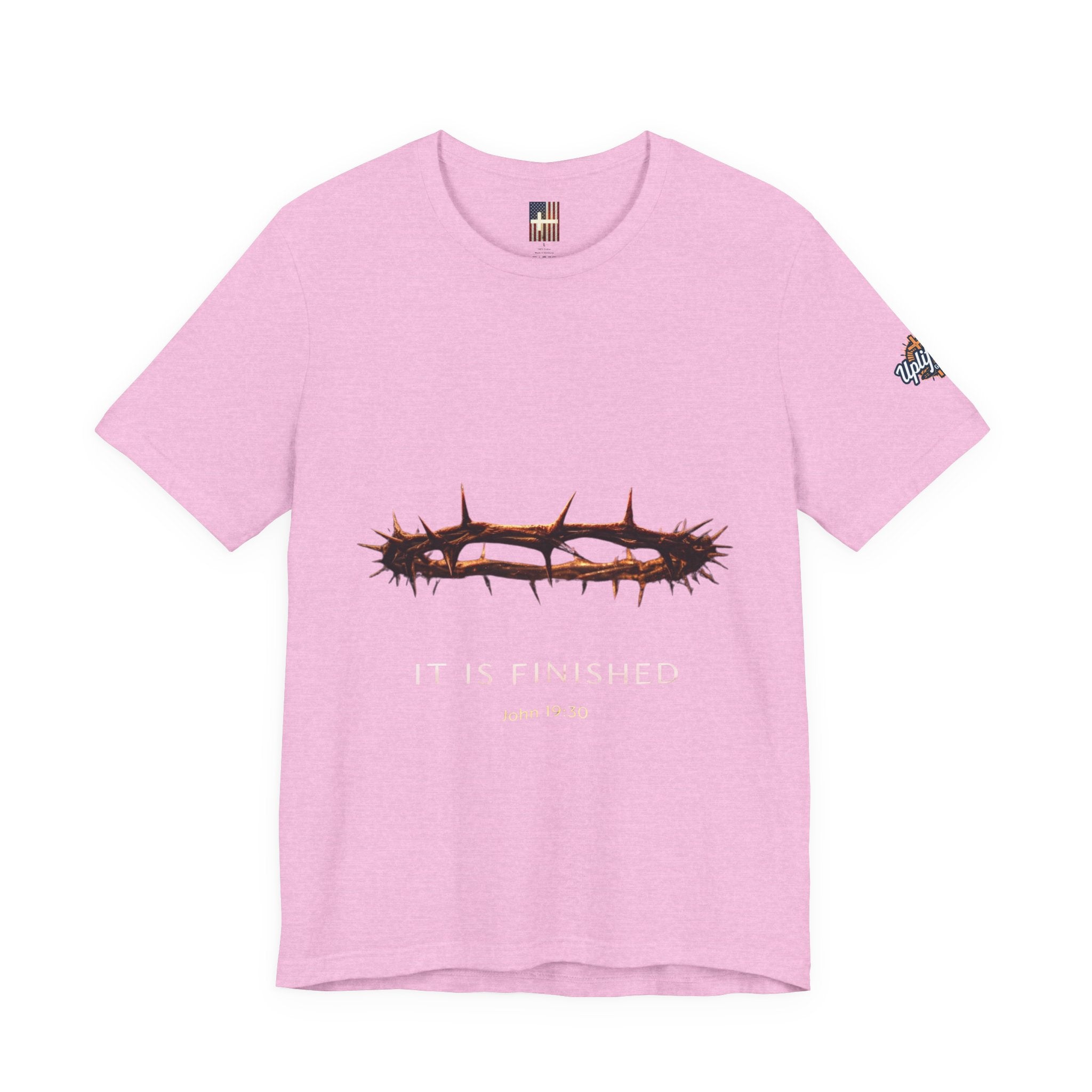 It Is Finished Crown of Thorns Tee — Christian John 19:30 Faith Shirt Printify