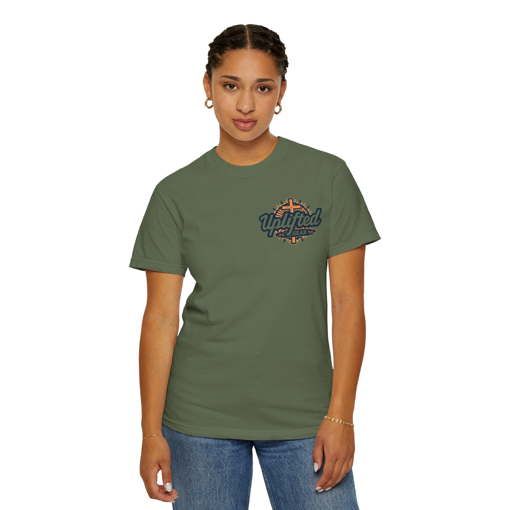 AMEN Acronym T-Shirt – Always Agree with God Move with God End with God Never Doubt God Christian Tee for Unwavering Faith Printify