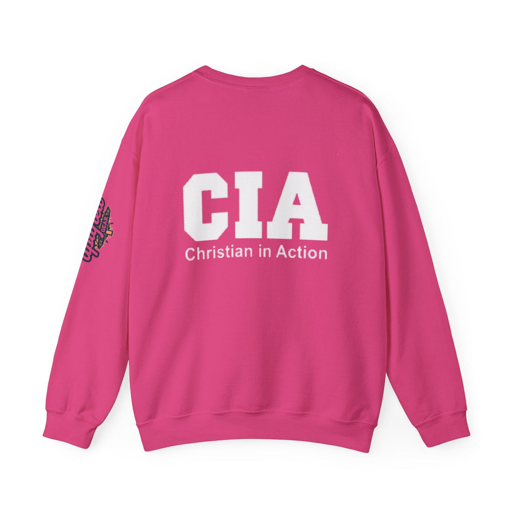 CIA Christian in Action Sweatshirt - Funny Faith Parody Sweatshirt - Mission Ready Apparel Printify