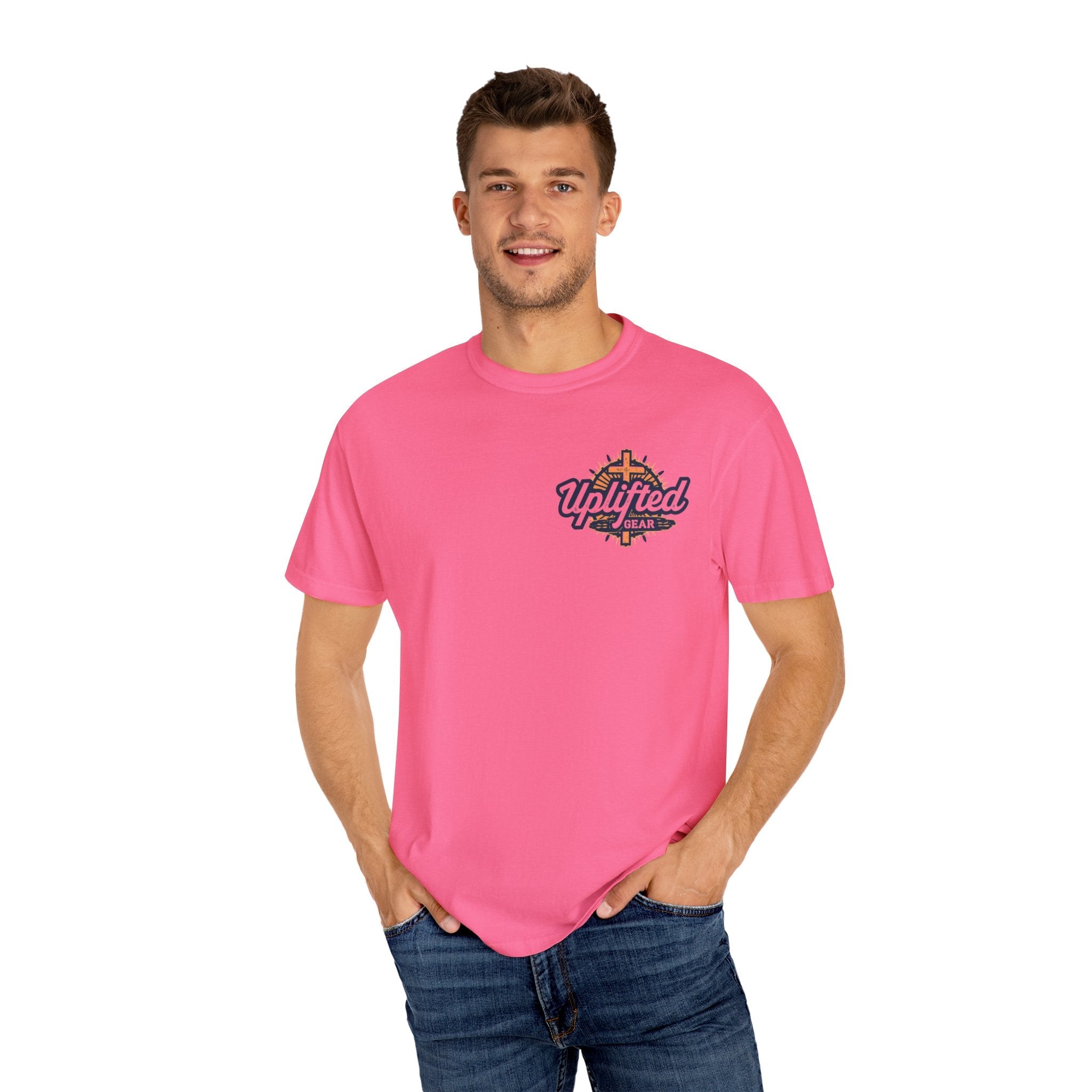 Bible Verse Unisex Garment-Dyed T-shirt -  Philippians 4 : 13 Printify
