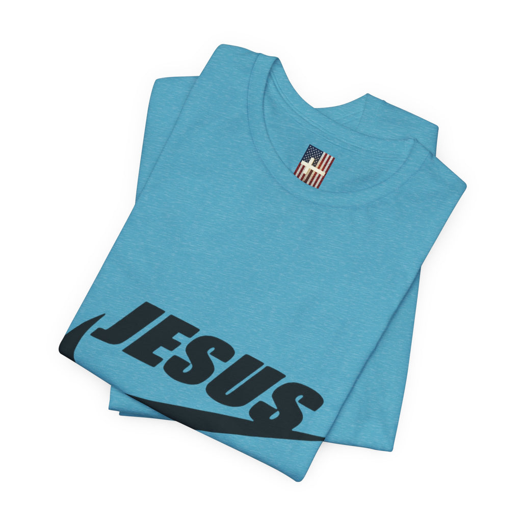 Jesus Did It T-shirt - Funny Christian Parody T-shirt - Faith & Victory Apparel