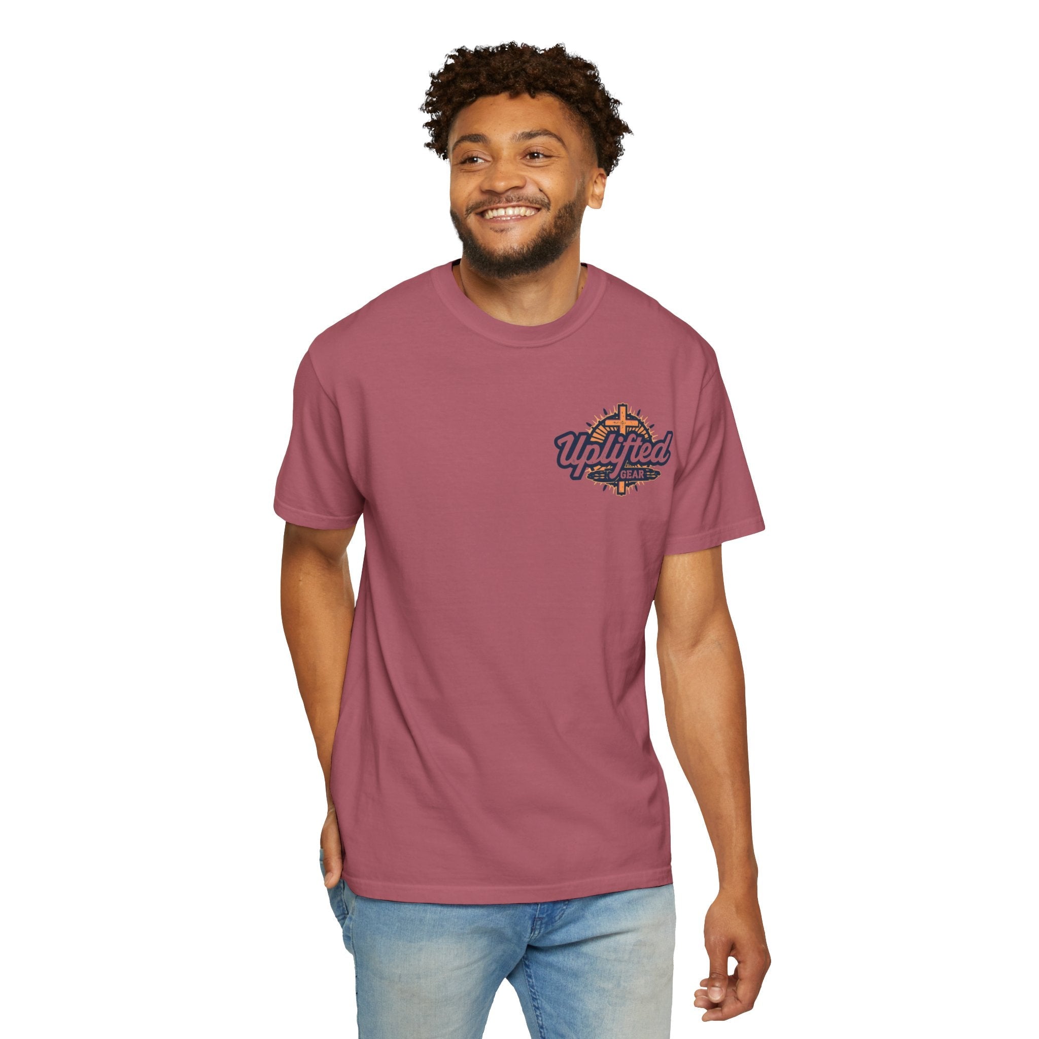 Jesus is King T-Shirt – Bold Christian Faith Tee with Crown & Cross for Eternal Reign Printify