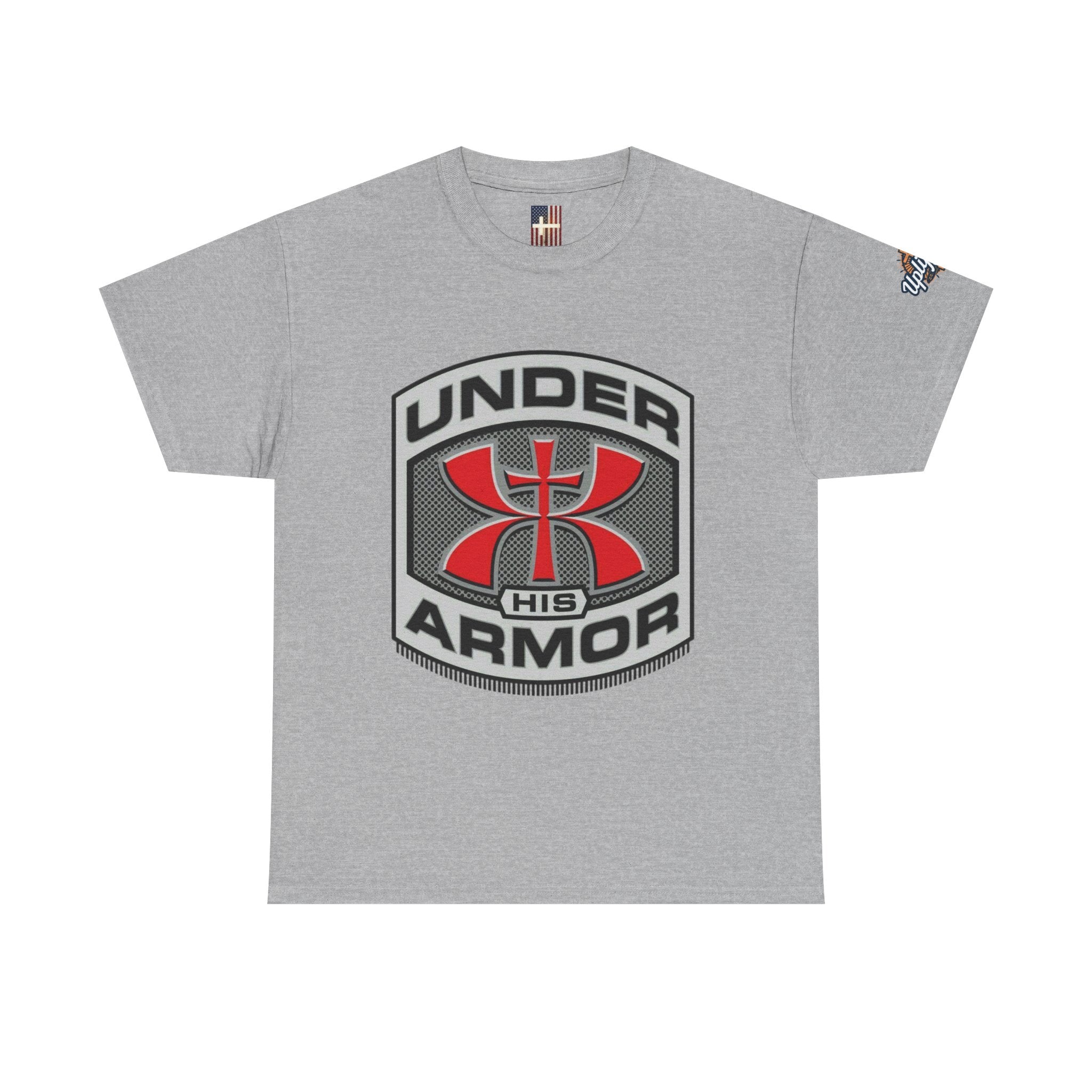 Under HIS Armor Christian T-Shirt — Faith-Inspired Under Armour Style Printify