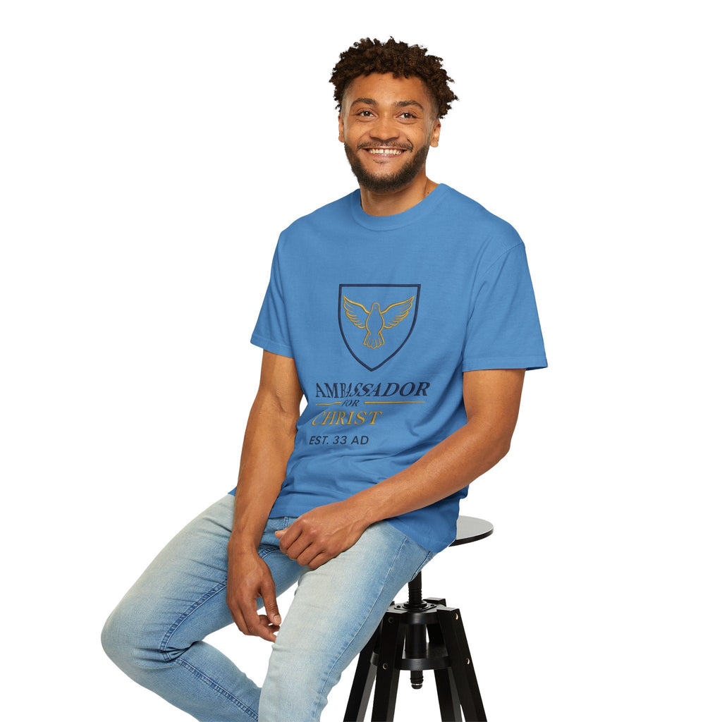 Ambassador for Christ T-Shirt – Established 33 AD Christian Tee for Bold Faith Printify