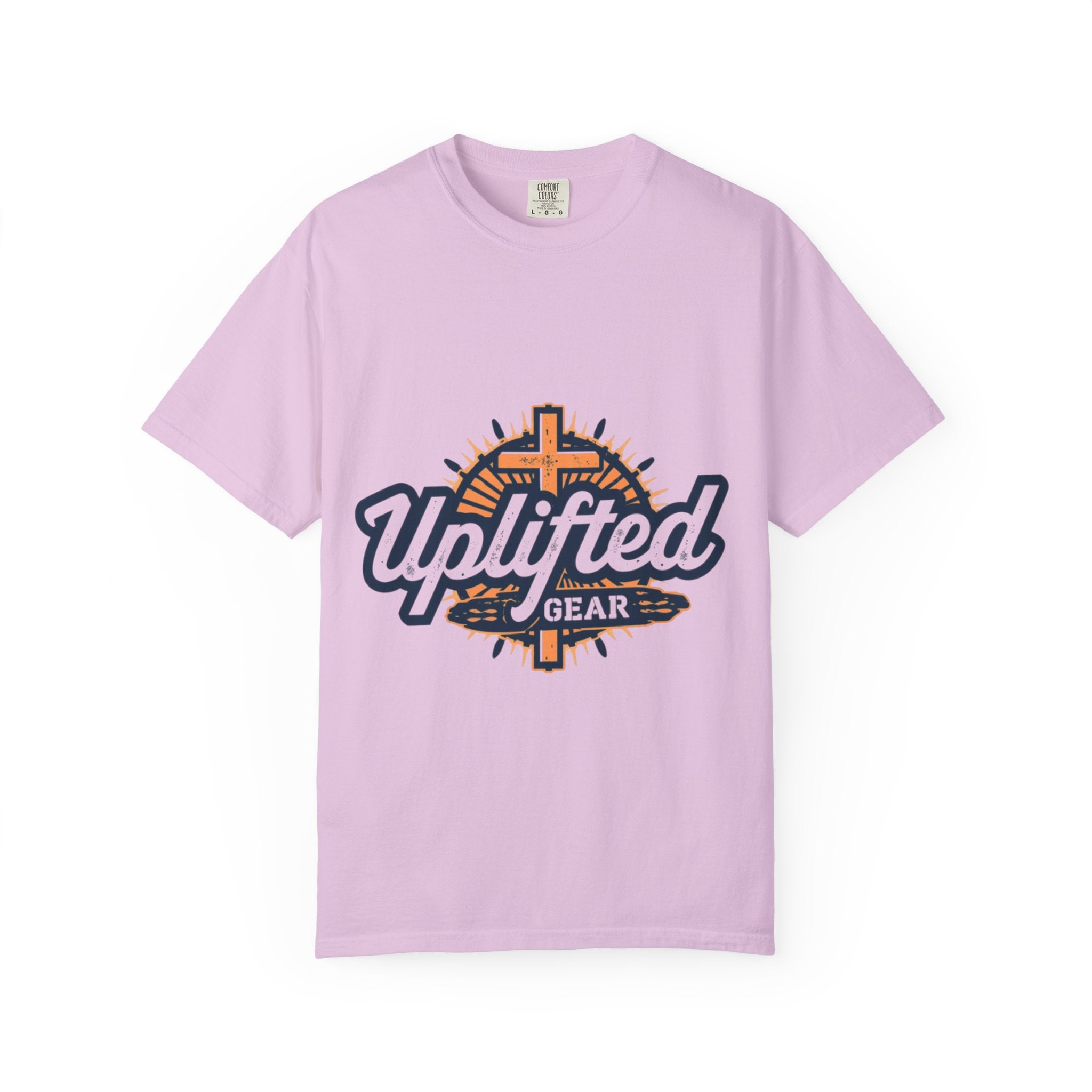 Uplifted Gear Christian T-Shirt – Bold Logo Faith Tee for Inspired Living Printify