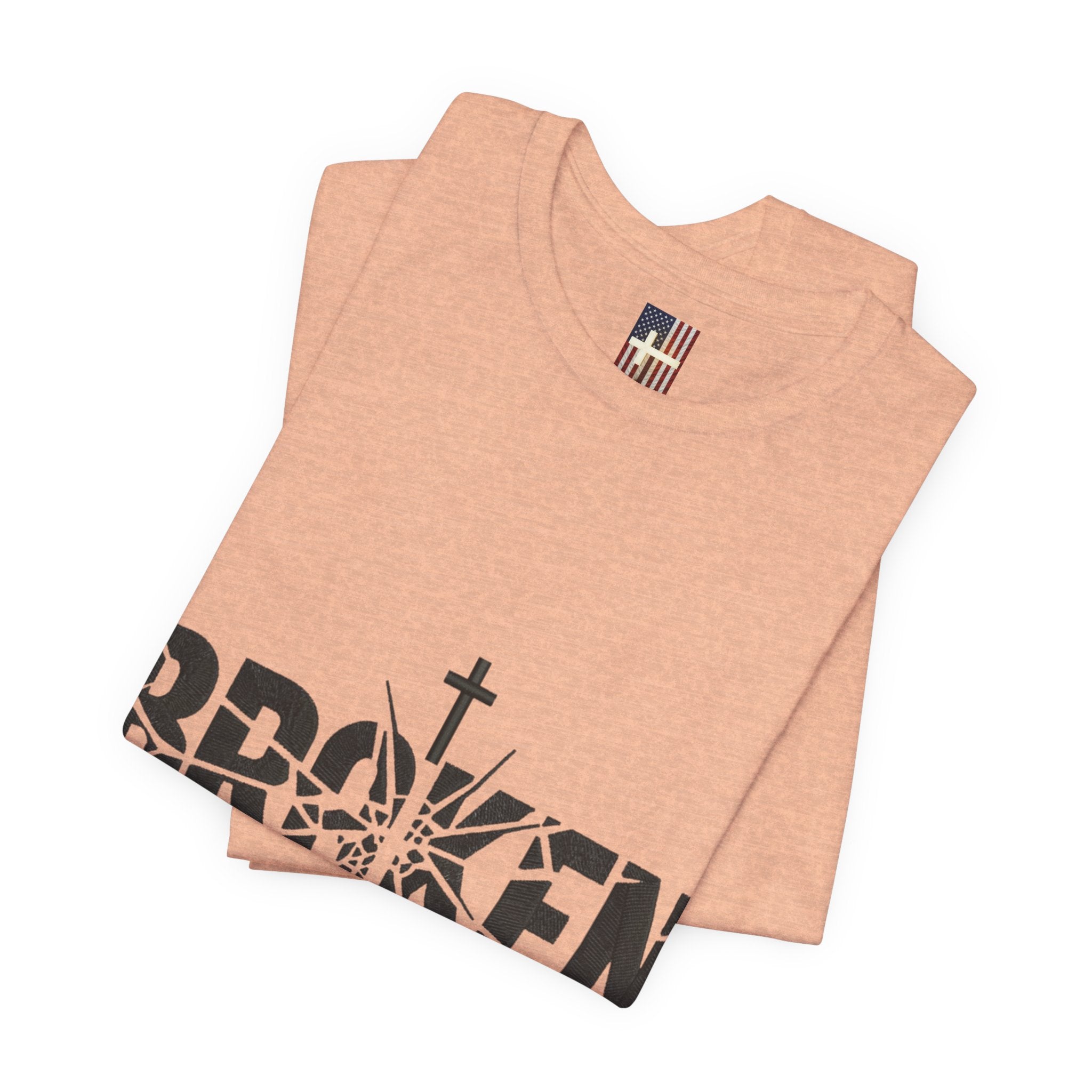 Broken But Chosen T-Shirt — Inspirational Faith Graphic Tee