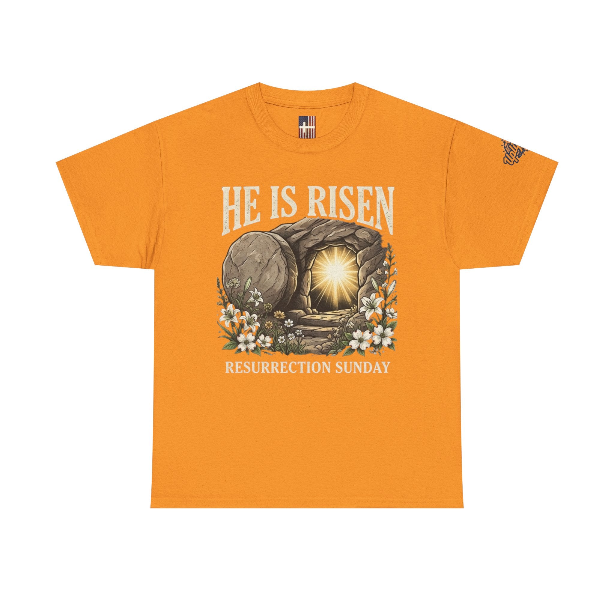 He Is Risen T-Shirt — Jesus Christ Resurrection Easter Tee Printify