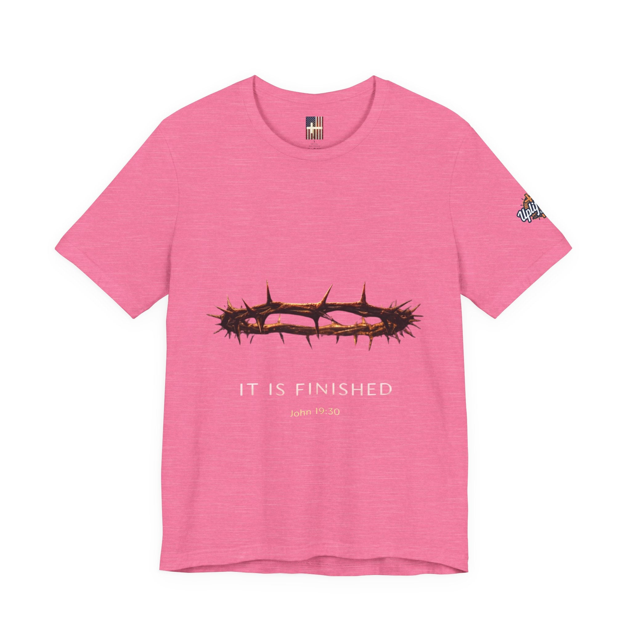 It Is Finished Crown of Thorns Tee — Christian John 19:30 Faith Shirt Printify