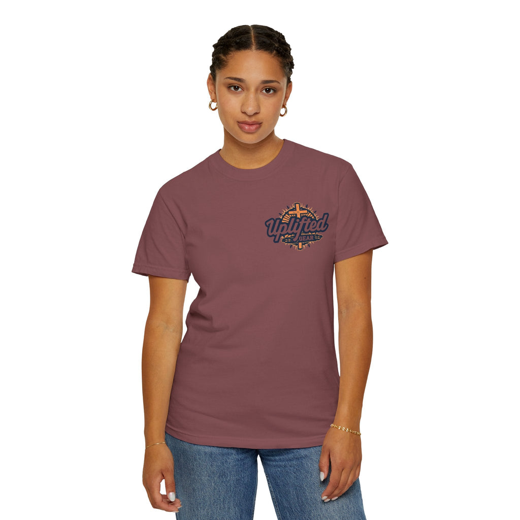 Religious Graphic Armor Of God Design - Unisex Garment-Dyed T-shirt Printify