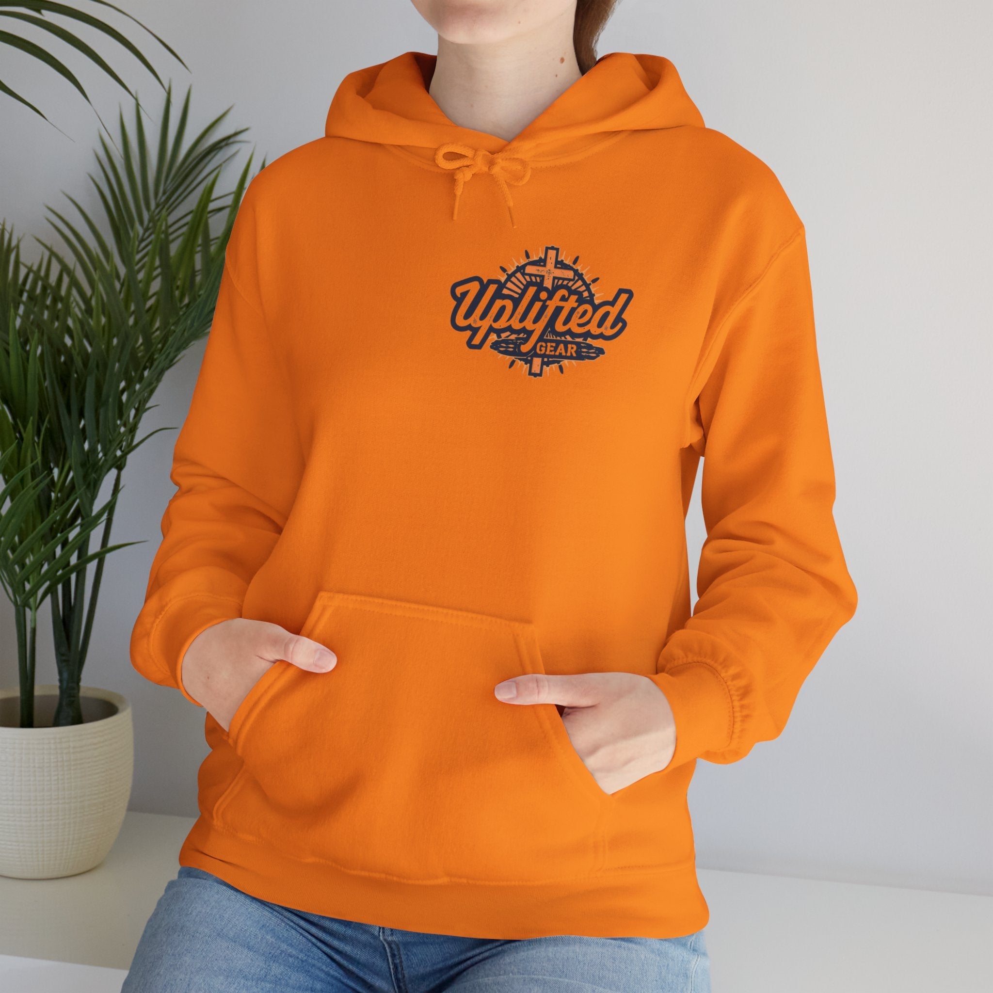 Bible Verse Unisex Heavy Blend™ Hooded Sweatshirt - Isaiah 41 : 10 Printify