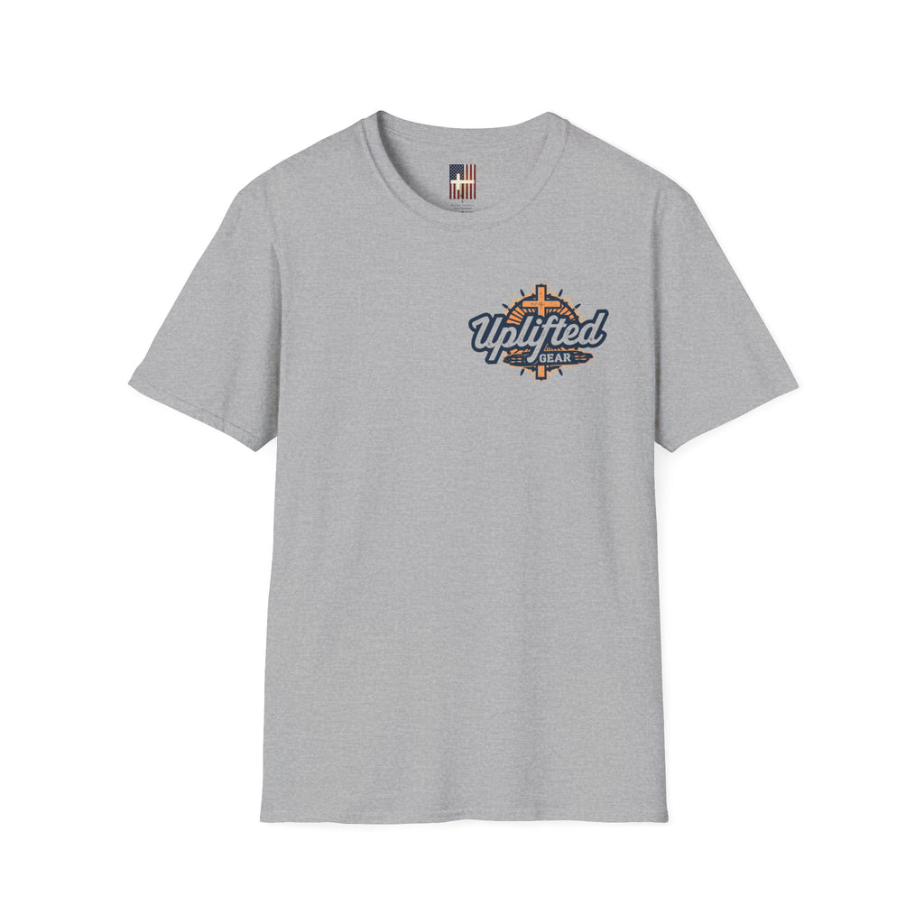 Ichthus Jesus Fish T-shirt - Jesus Word Art - Christian Faith Symbol T-shirt