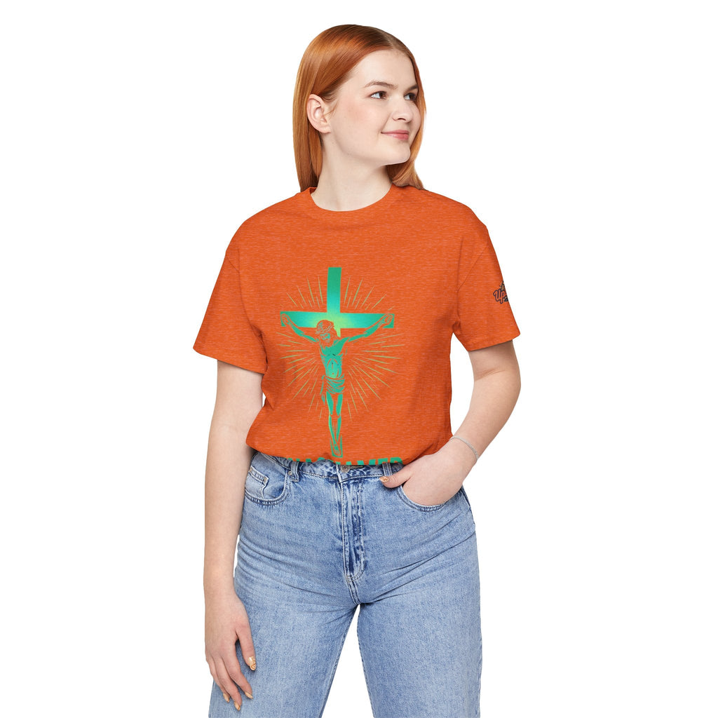 Unashamed T-shirt – Romans 1:16 Crucifixion Christian t-shirt for Bold Unwavering Faith Printify