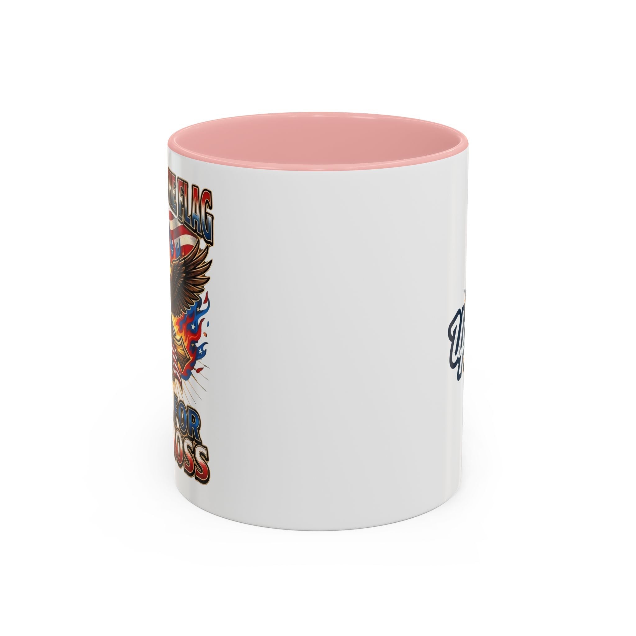 Patriotic Eagle Coffee Mug — "Stand for the Flag, Kneel for the Cross" (11/15oz) Printify