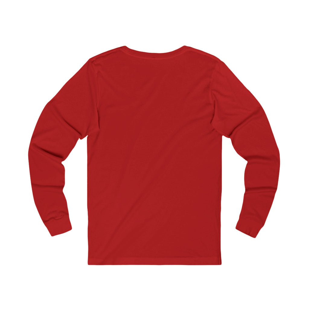 🎄 Make Christmas Great Again – Patriotic Christian Christmas Long Sleeve Shirt | Bold Holiday Faith Tee | Red & White Banner Design | Uplifted Gear Printify