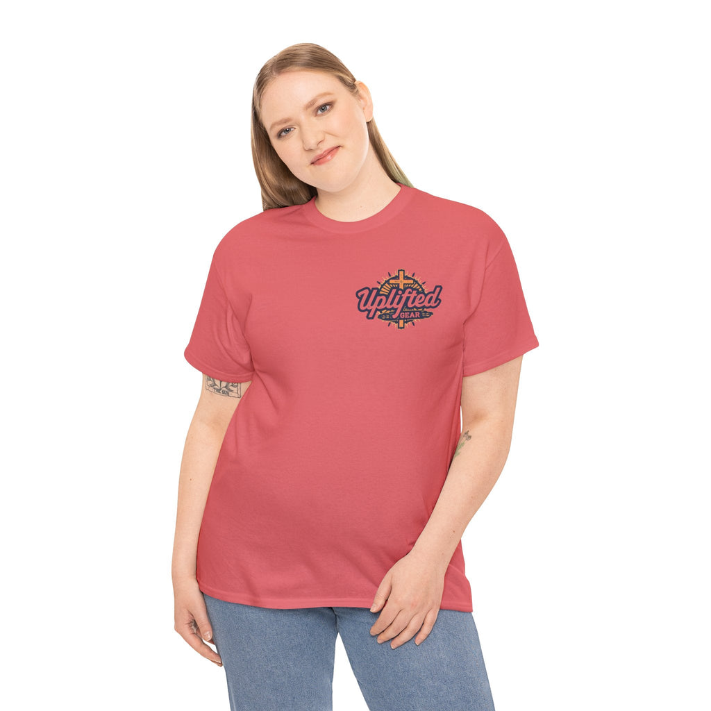 Trust in The Lord Proverbs 3:5-6 Biblical Design Unisex Heavy Cotton Tee Printify